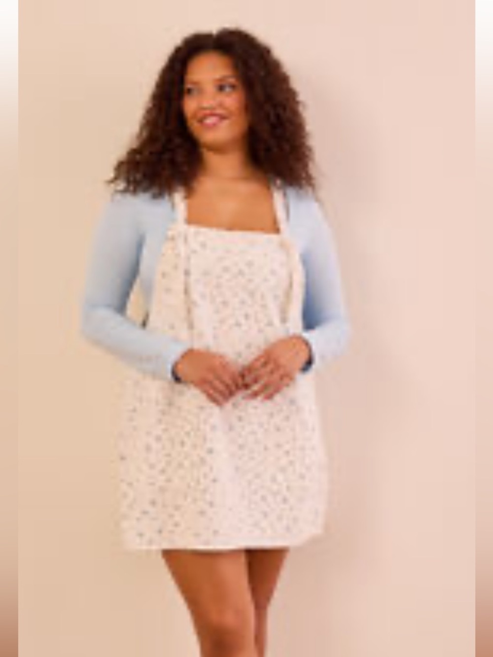 Arula Leighton Skirtall Ditzy Blue Floral NWT 0X